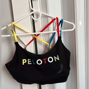 Multicolor Peloton sports bra